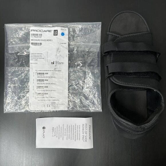 Procare Mens Size L Post Op Shoe Remedy Pro Medical Surgical - Picture 1 of 6